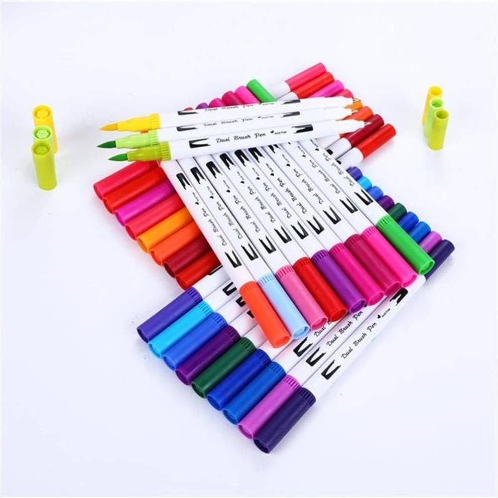 Oma's 12pcs Dual Tip Brush Marker Pen Set