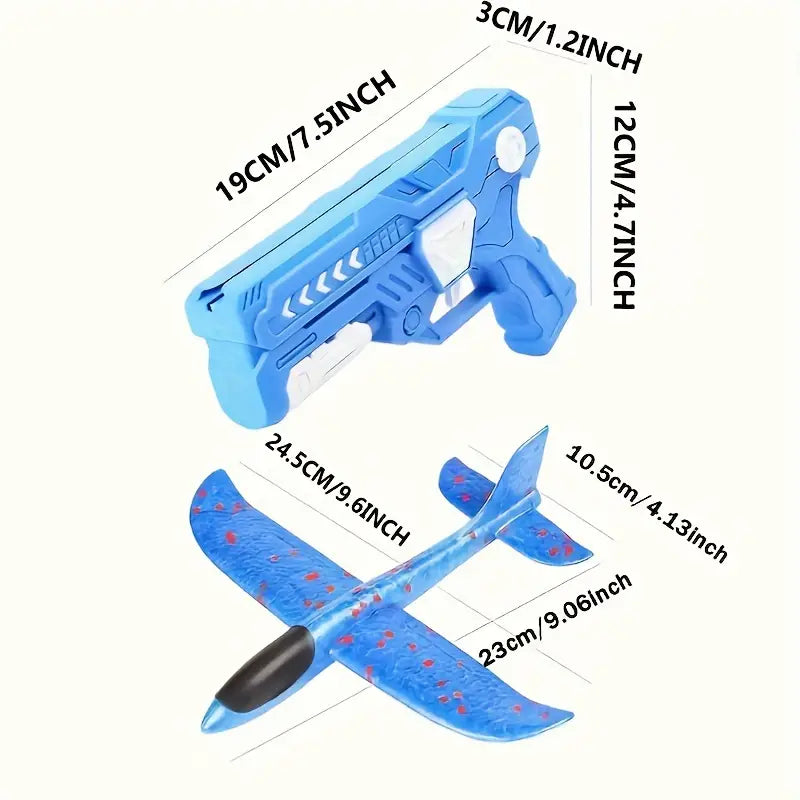 Ninja's Airplane Launcher Toy - Flight Mode Catapult Toy