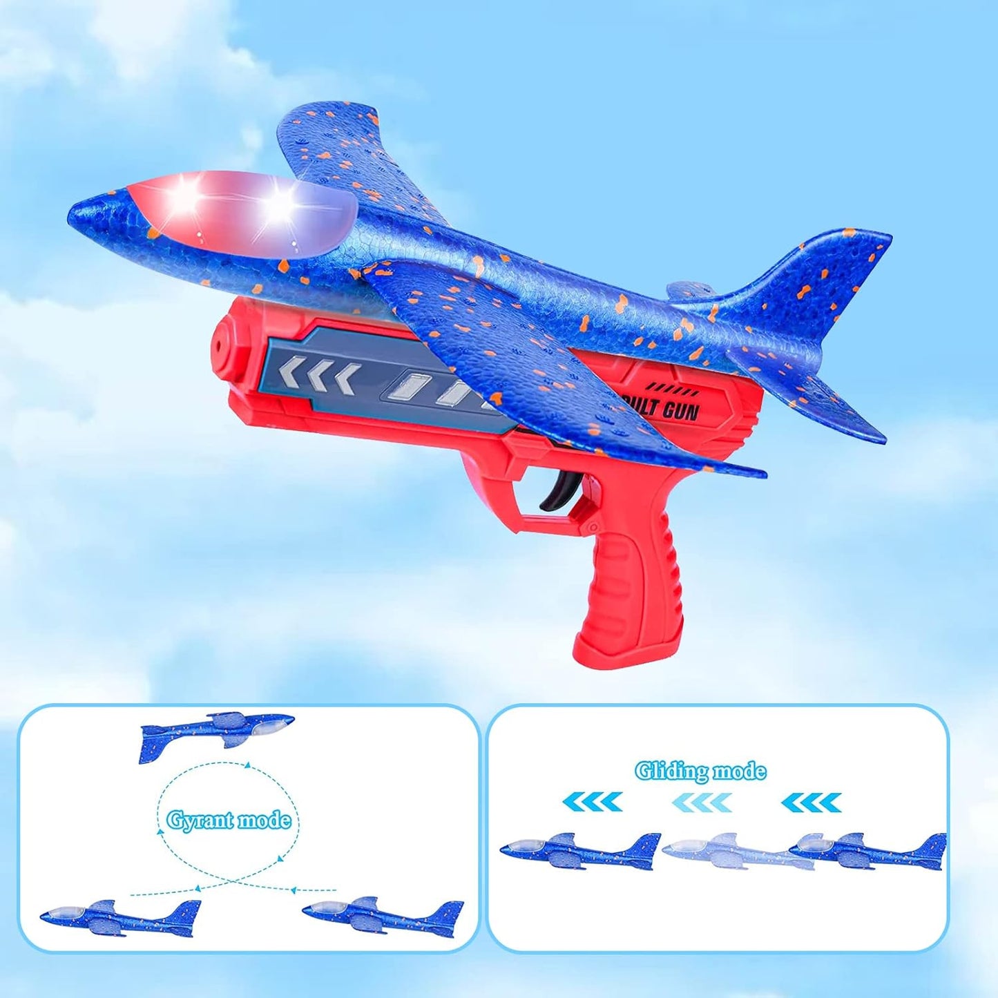 Ninja's Airplane Launcher Toy - Flight Mode Catapult Toy