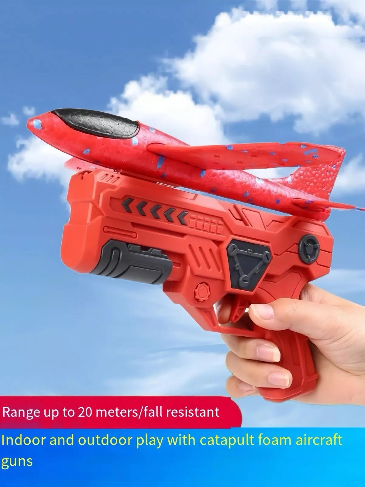 Ninja's Airplane Launcher Toy - Flight Mode Catapult Toy