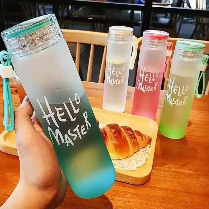 Oma's Lush Frosted Hello Master Water Bottle