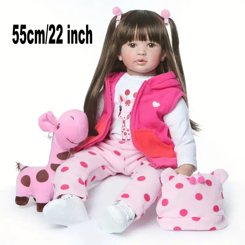 Ishi's Favourite Realistic Lifelike Soft Silicone Girl Doll (55 CM/22 Inch)