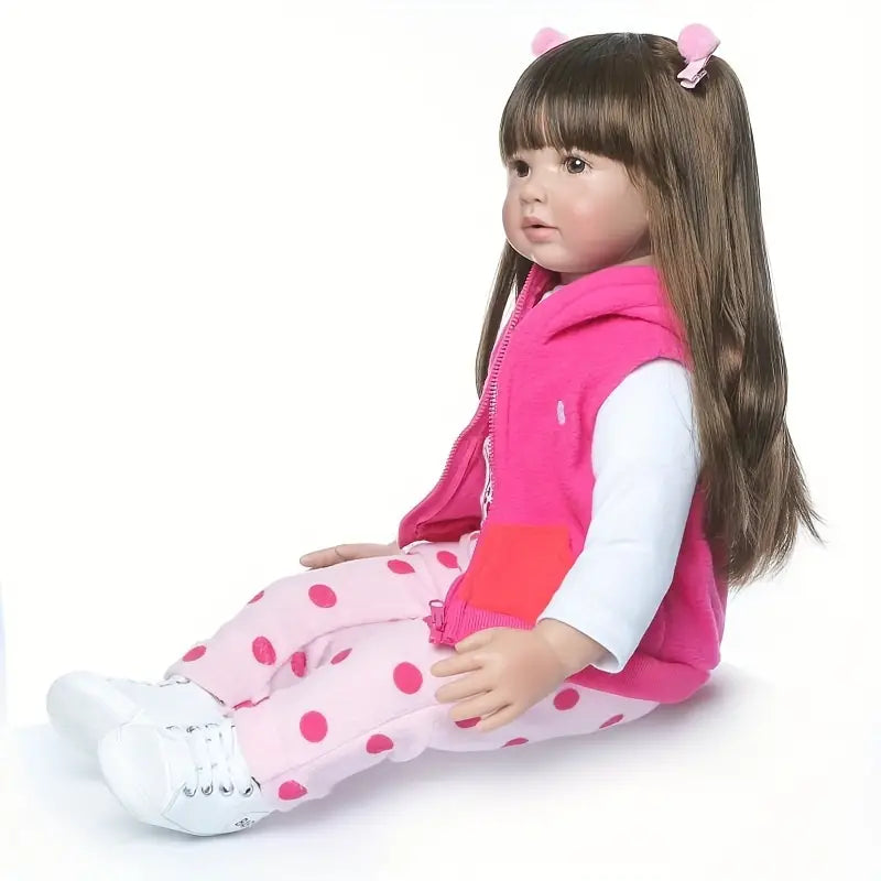 Ishi's Favourite Realistic Lifelike Soft Silicone Girl Doll (55 CM/22 Inch)