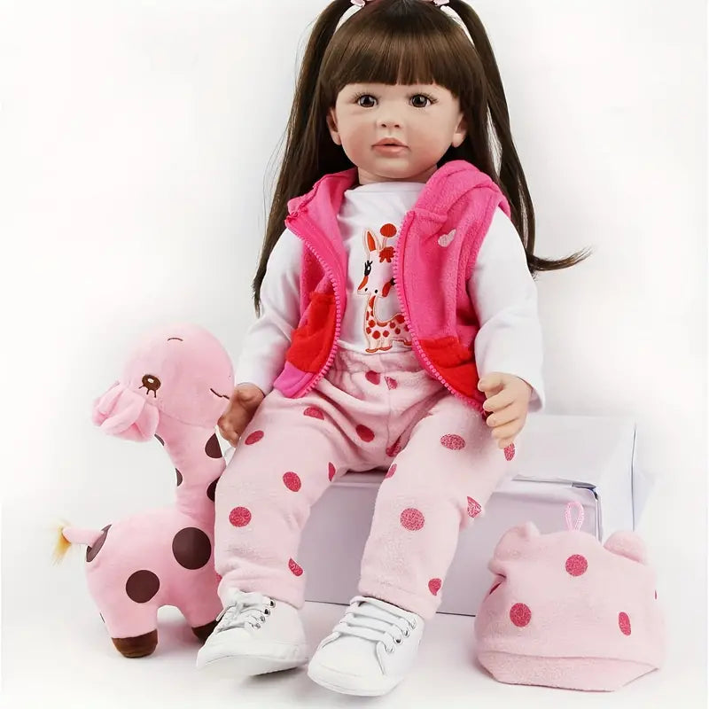 Ishi's Favourite Realistic Lifelike Soft Silicone Girl Doll (55 CM/22 Inch)