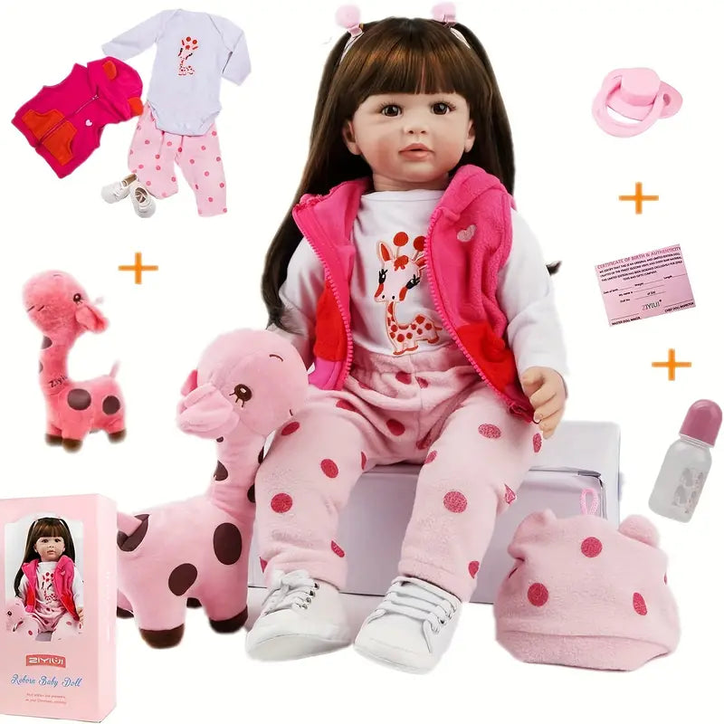 Ishi's Favourite Realistic Lifelike Soft Silicone Girl Doll (55 CM/22 Inch)