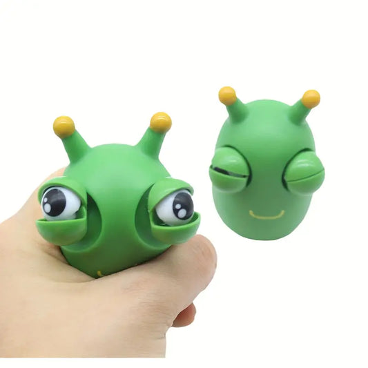 Jenny's Pop-Out Eyes Frog Squeeze Toy - Funny Fidget for Kids & Adults