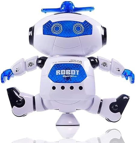 Ninja's 360° Rotatable Lighting Singing and Dancing Humanoid Toy Robot