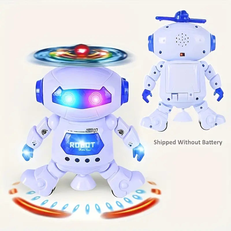 Ninja's 360° Rotatable Lighting Singing and Dancing Humanoid Toy Robot