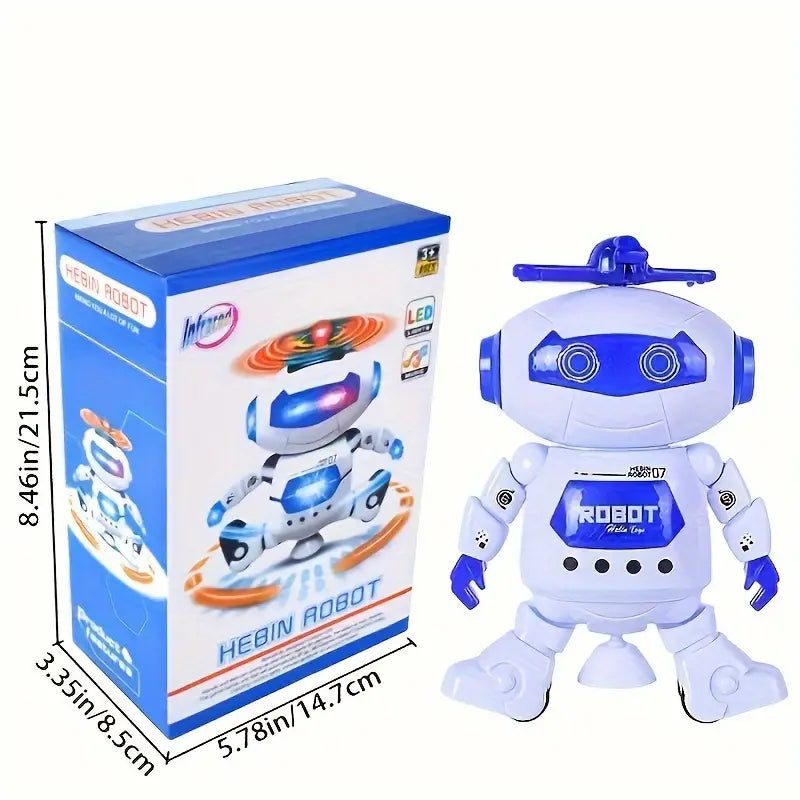 Ninja's 360° Rotatable Lighting Singing and Dancing Humanoid Toy Robot