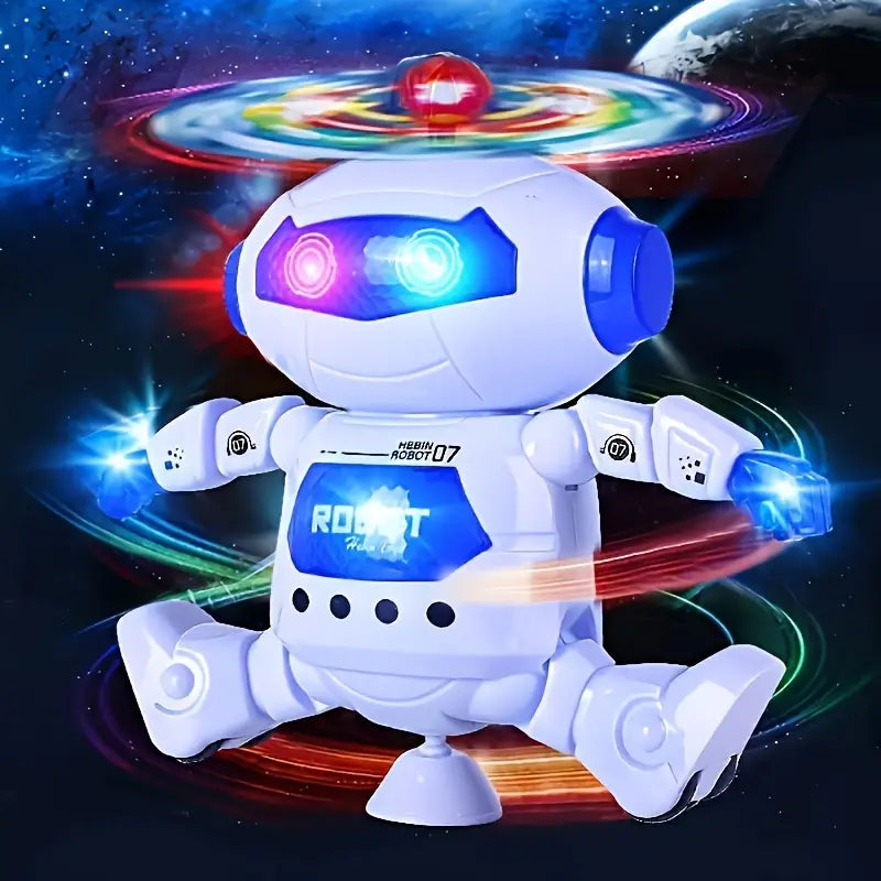 Ninja's 360° Rotatable Lighting Singing and Dancing Humanoid Toy Robot