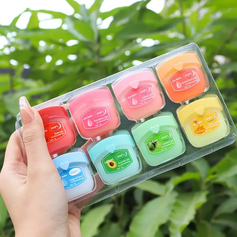 Audrey's 8pcs Moisturising Lip Balm Set