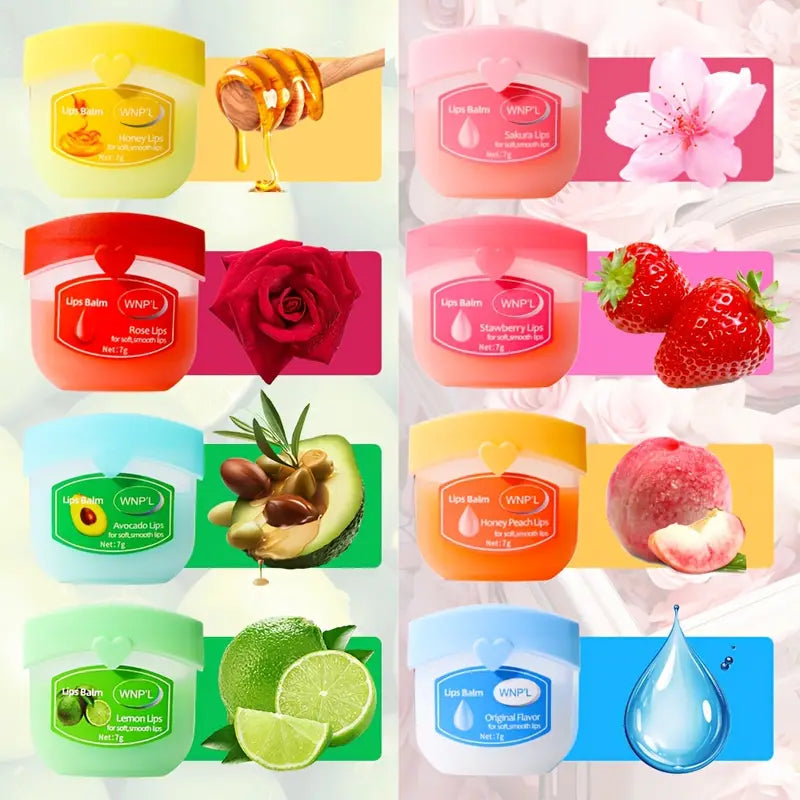 Audrey's 8pcs Moisturising Lip Balm Set